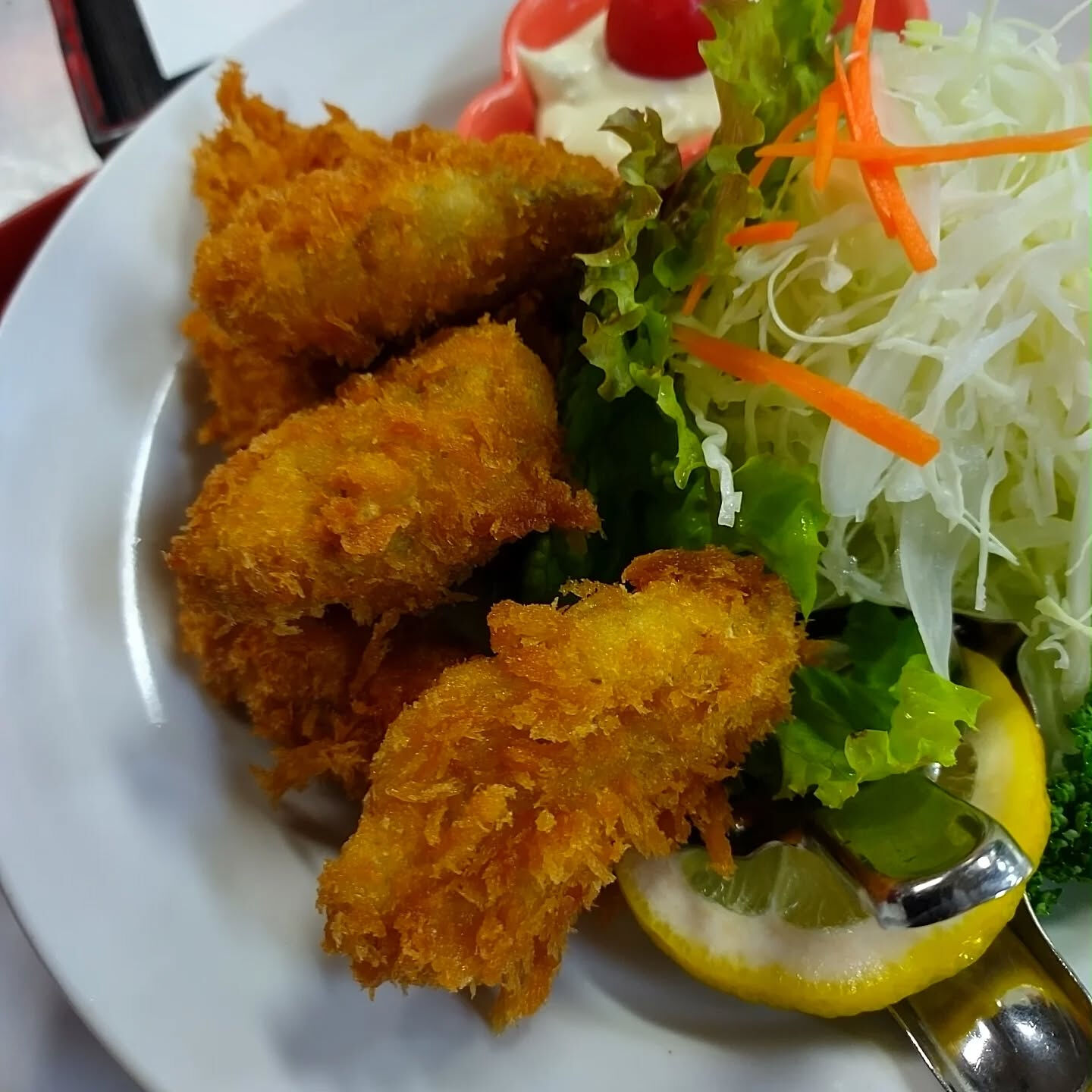 カキフライ定食が始まりました